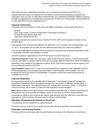 Request for Proposals for Consumer and Small Business Shopping, System of Record, and Enrollment Decision Support Tools for Mnsure - Minnesota, Page 7