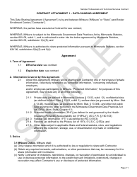 Professional and Technical Services Contract Form - Mnsure - Sample - Minnesota, Page 11