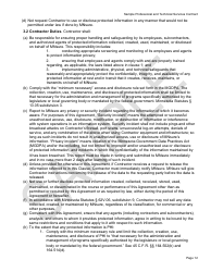 Professional and Technical Services Contract Form - Mnsure - Sample - Minnesota, Page 12