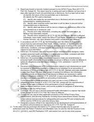 Professional and Technical Services Contract Form - Mnsure - Sample - Minnesota, Page 13