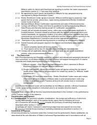Professional and Technical Services Contract Form - Mnsure - Sample - Minnesota, Page 2