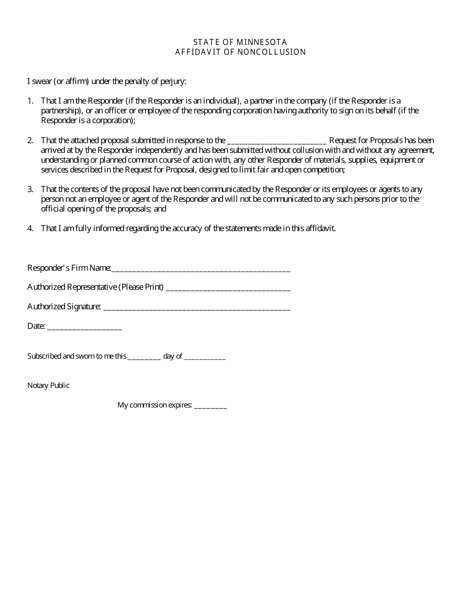 Request for Proposals (Rfp) - Minnesota, Page 16