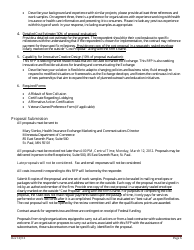 Request for Proposals (Rfp) - Minnesota, Page 6