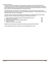 Request for Proposals (Rfp) - Minnesota, Page 7