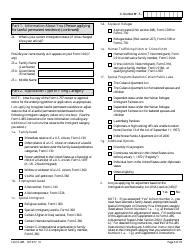 USCIS Form I-485 Application to Register Permanent Residence or Adjust Status, Page 3