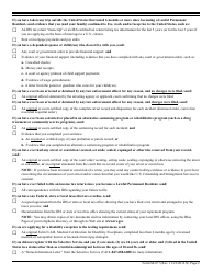 USCIS Form M-477 Document Checklist, Page 2