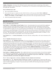 Instructions for DHS Form G-28I Notice of Entry of Appearance as Attorney in Matters Outside the Geographical Confines of the United States, Page 2