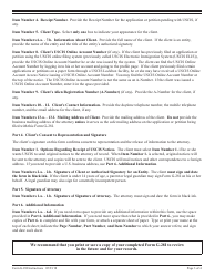 Instructions for DHS Form G-28I Notice of Entry of Appearance as Attorney in Matters Outside the Geographical Confines of the United States, Page 3