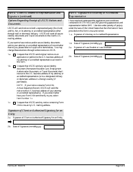 USCIS Form G-28 &quot;Notice of Entry of Appearance as Attorney or Accredited Representative&quot;, Page 3
