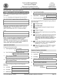 USCIS Form G-845 Verification Request