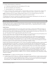 Instructions for USCIS Form I-129CW Petition for a CNMI-Only Nonimmigrant Transitional Worker, Page 6