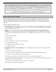 Instructions for USCIS Form I-212 Application for Permission to Re-apply for Admission Into the United States After Deportation or Removal, Page 13