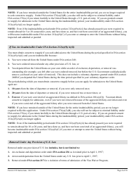 Instructions for USCIS Form I-212 Application for Permission to Re-apply for Admission Into the United States After Deportation or Removal, Page 6