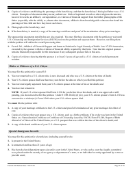 Instructions for USCIS Form I-360 Petition for Amerasian, Widow(Er), or Special Immigrant, Page 2