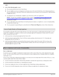 Instructions for USCIS Form I-485 Supplement A Adjustment of Status Under Section 245(I), Page 2