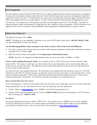Instructions for USCIS Form I-694 Notice of Appeal of Decision Under Section 210 or 245a of the Immigration and Nationality Act, Page 3