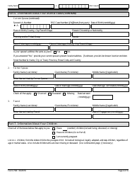 USCIS Form I-590 Registration for Classification as Refugee, Page 4