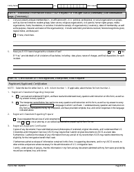 USCIS Form I-590 Registration for Classification as Refugee, Page 8