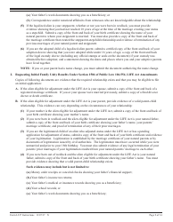 Instructions for USCIS Form I-817 Application for Family Unity Benefits, Page 9