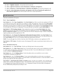 Instructions for USCIS Form I-821 Application for Temporary Protected Status, Page 4