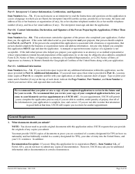 Instructions for USCIS Form I-821 Application for Temporary Protected Status, Page 9