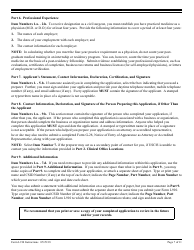 Instructions for USCIS Form I-910 Application for Civil Surgeon Designation, Page 7