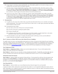 Instructions for USCIS Form I-912 Request for Fee Waiver, Page 5