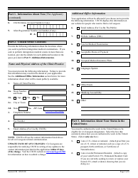 USCIS Form I-910 Application for Civil Surgeon Designation, Page 2