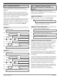 USCIS Form I-910 Application for Civil Surgeon Designation, Page 4