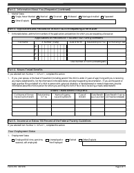 USCIS Form I-912 Request for Fee Waiver, Page 2