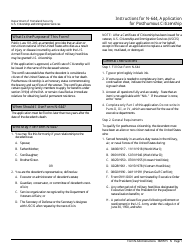 Document preview: Instructions for USCIS Form N-644 Application for Posthumous Citizenship