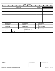 DA Form 1222 Download Fillable PDF, Routing Slip | Templateroller