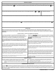 Form SF-95 Claim for Damage, Injury, or Death, Page 2