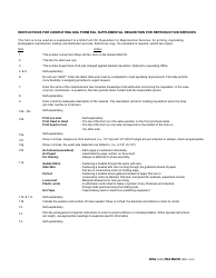 GSA Form 50A Supplemental Requisition for Reproduction Services, Page 2