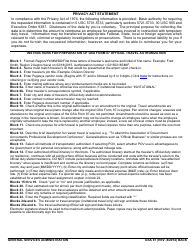 GSA Form 87 Official TDY Travel Authorization, Page 2