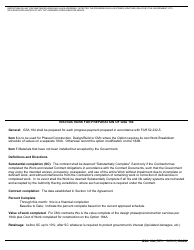 GSA Form 184 Construction Progress Report, Page 2