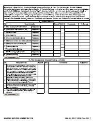 GSA Form 500 Lease Inspection Form, Page 2