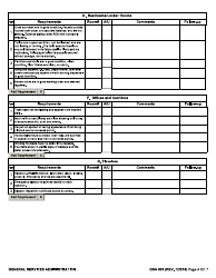 GSA Form 500 Lease Inspection Form, Page 4