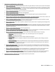 GSA Form 917 Request for Information Processing or Data Communications and Networking Support, Page 2