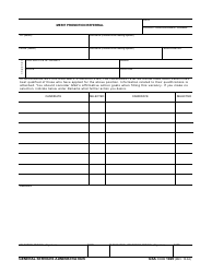 Document preview: GSA Form 1029 Merit Promotion Referral
