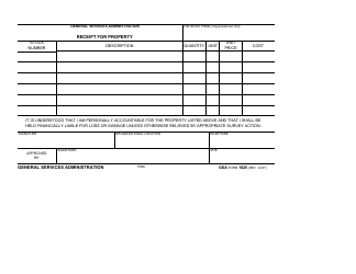 GSA Form 1025 Receipt for Property, Page 2