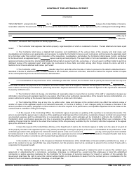 GSA Form 1241 Contract for Appraisal Report