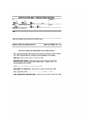 Document preview: GSA Form 1656-B Identification Label - Prepositioned Records