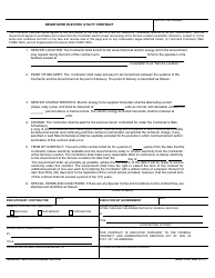 Document preview: GSA Form 1683 Negotiated Electric Utility Contract