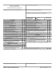 Document preview: GSA Form 1904 Quality Evaluation