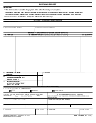 Document preview: GSA Form 3025 Receiving Report
