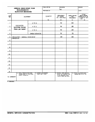 Document preview: GSA Form 2103A Annual Man-Hour Tour Requirements - Elevator Mechanic