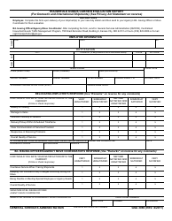 GSA Form 3080 Household Goods Carrier Evaluation Report