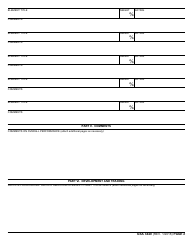 GSA Form 3440 Performance Plan and Appraisal Record - Non-supervisory Employees, Page 2