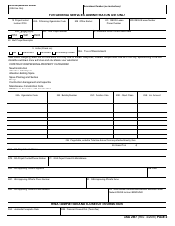 GSA Form 2957 Reimbursable Work Authorization, Page 2